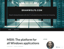 Tablet Screenshot of bramwolfs.com